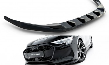 Тюнинг сплиттер на передний бампер Audi A3 8Y рестайл sedan вар. 2 фото