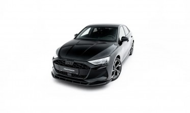 Тюнинг сплиттер на передний бампер Audi A3 8Y рестайл sedan вар. 2 фото