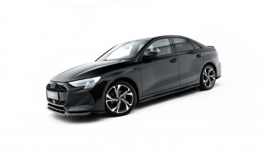 Тюнинг накладки на боковые пороги Audi A3 8Y sedan 2024- Maxton design фото