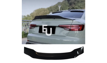 Спойлер на кришку багажника V4 Audi A4 B9 фото