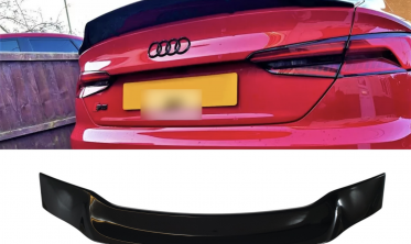 Тюнинговый спойлер на крышку багажника V3 Audi A5 B9 фото