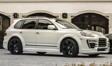 Тюнінгові накладки на пороги Porsche Cayenne 957 ATS Body Kit фото