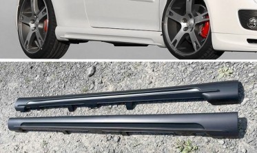 Тюнінгові накладки на пороги Volkswagen Golf 5 у стилі ABT фото