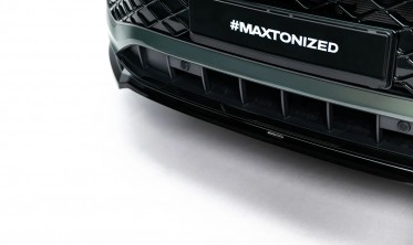 Тюнинг накладка (юбка) на передний бампер VW Tayron MK1 R-line Maxton design вар. 1 фото
