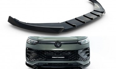 Тюнинг сплиттер на передний бампер VW Tayron MK1 R-line вар. 2 фото