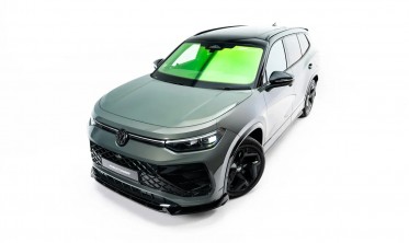 Тюнинг сплиттер на передний бампер VW Tayron MK1 R-line вар. 2 фото