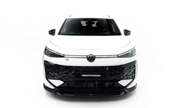Тюнинг накладка (юбка) на передний бампер VW T-Roc MK2 R-line Maxton design фото