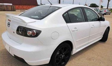 Спойлер багажника Mazda 3 Sedan высокий фото