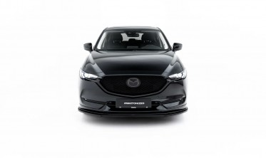 Тюнинг накладка (юбка) на передний бампер Mazda CX-5 Mk2 Maxton design фото