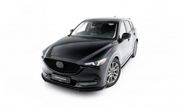 Тюнинг накладка (юбка) на передний бампер Mazda CX-5 Mk2 Maxton design фото