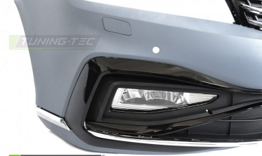 Передний тюнинг бампер VW Passat B7 в R спорт стиле фото