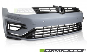 Передний тюнинг бампер VW Golf 7 2012-2017 в R спорт стиле фото