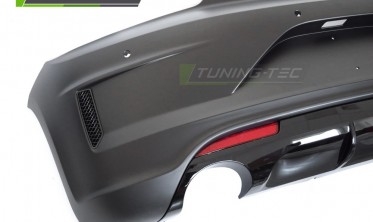Тюнинговый задний бампер VW Scirocco 2014-2017 в R спорт стиле фото
