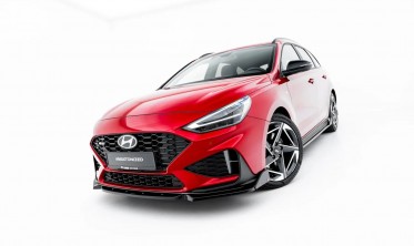 Дифузор + накладки на передній бампер Hyundai I30 N / N-Line MK3 рестайл фото
