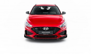 Дифузор + накладки на передній бампер Hyundai I30 N / N-Line MK3 рестайл фото