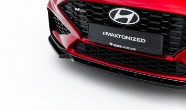 Дифузор + накладки на передній бампер Hyundai I30 N / N-Line MK3 рестайл фото