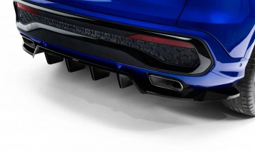 Тюнинг диффузор на задний бампер Audi Q5 S-Line Sportback / SUV Mk3 фото