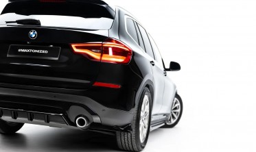 Боковые накладки на задний бампер BMW X3 G01 Maxton design фото