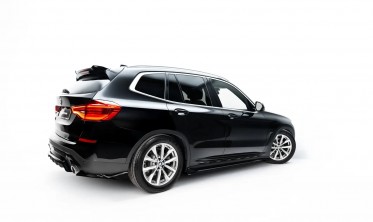 Боковые тюнинг накладки на пороги BMW X3 G01 Maxton design фото