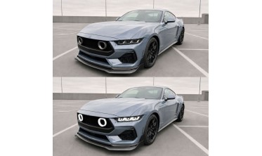Решетка радиатора с Led Ford Mustang 2024-2026 V1  фото
