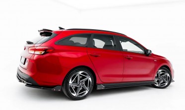 Лістви на пороги + накладки Hyundai I30 MK3/MK3 FL N версія вар. 5 фото