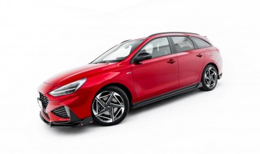 Лістви на пороги + накладки Hyundai I30 MK3/MK3 FL N версія вар. 5 фото