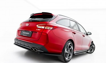 Тюнинг накладка на задний бампер Hyundai I30 N-Line Wagon Mk3 рестайл вар. 1 фото