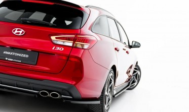 Тюнинг накладка на задний бампер Hyundai I30 N-Line Wagon Mk3 рестайл вар. 1 фото