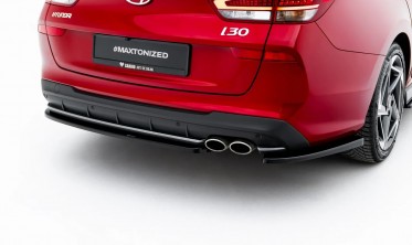Тюнинг накладка на задний бампер Hyundai I30 N-Line Wagon Mk3 рестайл вар. 1 фото