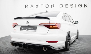 Боковые накладки на задний бампер Volkswagen Jetta GLI Mk7 фото