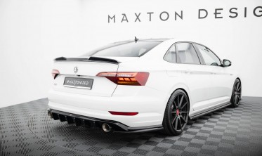 Боковые накладки на задний бампер Volkswagen Jetta GLI Mk7 фото