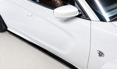 Дифузоры порогов Dodge Charger 2020-2024 wide body черный глянец фото