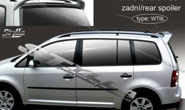 Спойлер Volkswagen Touran MK1 вариант 2 фото