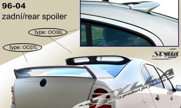 Спойлер-козырек на заднее стекло Skoda Octavia I  фото