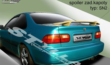 спойлер багажника Honda Civic MK5 coupe фото