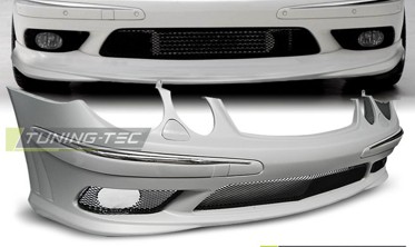 Бампер передній Mercedes W211 доростайл у стилі AMG фото