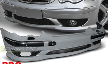 бампер передний Mercedes W203 стиль AMG C32 (под парктроники) фото