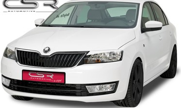реснички (накладки на фары) Skoda Rapid CSR фото