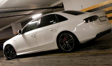 Спойлер багажника Audi A4 B8 вытянутый фото