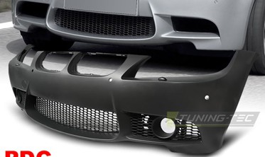 Бампер передній BMW E90 / Е91 M3 style з вирізами під парктроніки фото