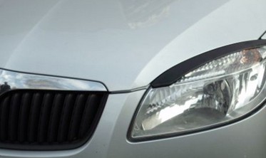 Накладки на фари Skoda Fabia II фото
