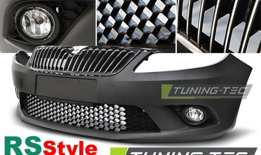 ! бампер передний Skoda Fabia II в стиле RS фото