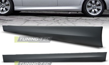 Накладки на боковые пороги BMW 3 седан, универсал E90 / E91 стиль M-пакет фото