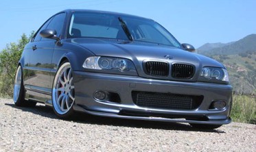 Диффузор переднего бампера BMW E46 М-пакет фото