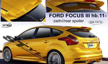 спойлер кришки багажника Ford Focus MK3 хетчбек фото
