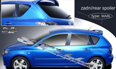 спойлер кришки багажника Mazda 3 хетчбек фото
