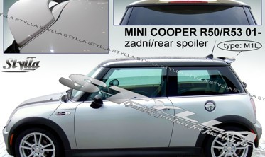 спойлер багажника MINI Cooper R50, R53 фірми Stylla фото
