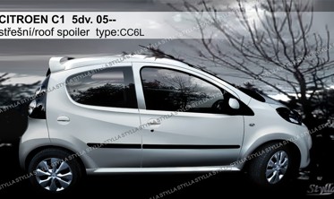 спойлер багажника Citroen C1 версія 5 дверей фото