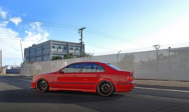 накладка на задний бампер BMW E39 M5 фото
