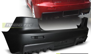 бампер задний Mitsubishi Lancer X в стиле EVO фото